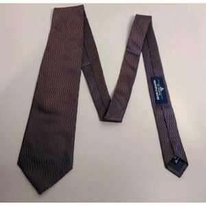 Hugh Parsons  Men's Necktie 100% Silk Woven Geometric Made In‎ Italy NWT
